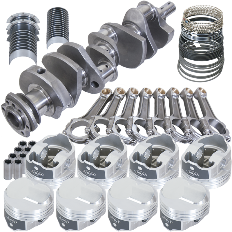 Eagle Chevy 454 4.000in Crank 6.135in I-Beam Rods 43cc Dome 4.250in Pistons Rotating Assembly