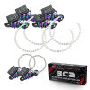 Oracle Jeep Grand Cherokee 11-13 Triple Halo Kit - ColorSHIFT w/ BC1 Controller