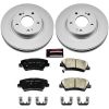 Power Stop 11-16 Hyundai Elantra Front Z17 Evolution Geomet Coated Brake Kit