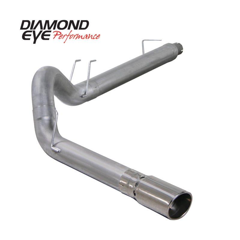 Diamond Eye KIT 5in Catback RPLCMENT PIPE Single SS: 94-97 FORD 7.3L F250/F350 PWRSTROKE