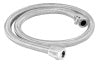 Spectre Stainless Steel Flex Fuel Line 3/8in. ID - 3ft. w/Chrome Clamps