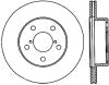 StopTech 05-07 Subaru Impreza WRX/STi Slotted & Drilled Left Rear Rotor