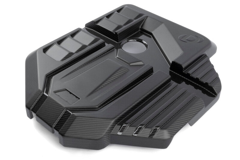 Dinan 21-27 BMW M2/M3/M4 (G80/G82/G87) Matte Carbon Fiber Engine Cover w/Gloss Accents