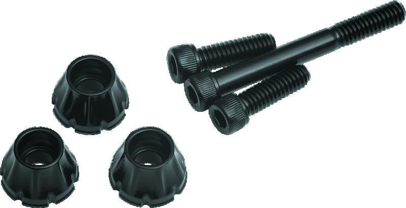 Kuryakyn Windshield Screws 14-Up FL Touring Models Black