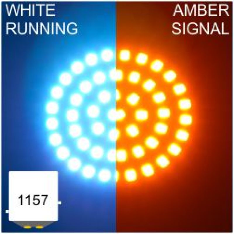 Letric Lighting Bullet Style Insert 1157 H/L Amber