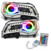 Oracle 11-14 Chrysler 300C SMD HL - Chrome - NON HID - ColorSHIFT w/ Simple Controller