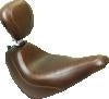 Mustang 97-21 Harley Touring Sissy Bar Pad (12 inch x 9 inch) - Brown