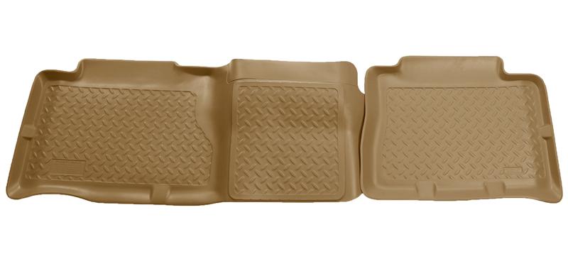 Husky Liners 02-06 Cadillac Escalade/GMC Yukon/Denali Classic Style 2nd Row Tan Floor Liners