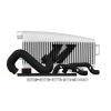 Mishimoto Subaru 02-07 WRX/04-07 STi Top-Mount Intercooler Kit - Silver/Black Hoses - Not For iRHD