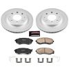 Power Stop 98-01 Hyundai Elantra Front Z17 Evolution Geomet Coated Brake Kit