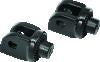 Kuryakyn Splined Adapter Mount Gloss Black