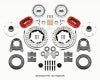 Wilwood Forged Dynalite-M Front Kit 10.75in Drilled Red 1950-1955 MG-TD/TF