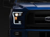 Raxiom 15-17 Ford F-150 G3 Projector Headlights w/ LED Accent- Black Housing (Clear Lens)