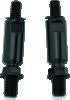 Kuryakyn Raised Mirror Mnt Adapters Gloss Black