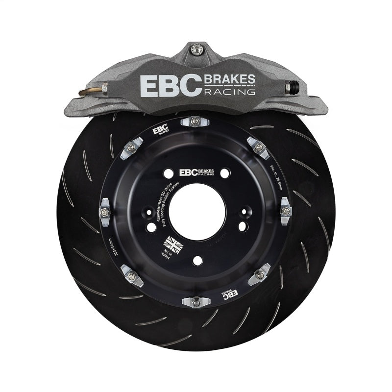 EBC Racing Universal Apollo-4 Race Spec Trailing Front Left Caliper (300mm Min 355mm Max Rotor)