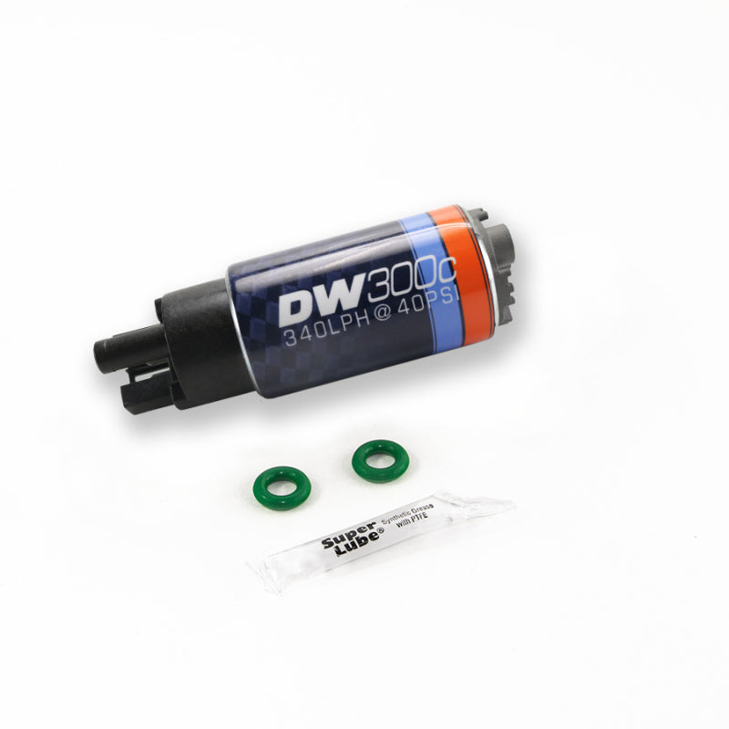 DeatschWerks 340lph DW300C Compact Fuel Pump w/ 02-06 RSX Set Up Kit (w/o Mounting Clips)
