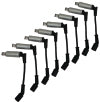 Moroso GM LS Ignition Wire Set - Ultra 40 - Unsleeved - Coil-On - Alum Shielded - 9.75in Wire - Blk