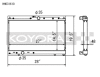 Koyo 03-07 Mitsubishi Evolution 8/9 2.0L Turbo (MT) Radiator
