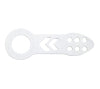 NRG Universal Front Tow Hook - White Powder Coat