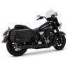 Vance & Hines 2025+ HD Softail Twin Slash 4in Round Black Slip-On Exhaust