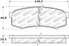 StopTech Street Brake Pads - Rear