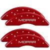 MGP 19-25 Ram 3500 4 Caliper Covers Engraved Front & Rear - Red w/ MOPAR