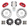Wilwood 89-02 Nissan Skyline Superlite 4R Rear BBK w/ 13.50in Diameter Slotted Rotor - Red