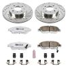 Power Stop 93-95 Honda Civic Front Z26 Street Warrior Brake Kit