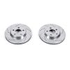 Power Stop 2005 Buick LeSabre Front Evolution Drilled & Slotted Rotors - Pair