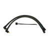 Moroso 97-98 Harley-Davidson FLT/FLHT/FLHR/FLTR Sleeved Ultra 40 Wire Set - Black