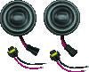Kuryakyn 4-1/2inch Vision Passing Lmps Black