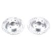 Power Stop 90-93 Mazda Miata Rear Evolution Drilled & Slotted Rotors - Pair