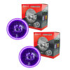 Oracle Lighting 97-06 Jeep Wrangler TJ Pre-Assembled LED Halo Headlights -UV/Purple