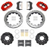 Wilwood 89-98 Nissan 240SX/89-94 Skyline/90-96 300ZX Superlite 6R Fr BBK w/ 12.88in D/S Rotors - Red