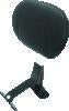 Mustang 08-21 Harley FL Touring Driver Backrest Kit - Black