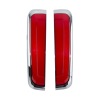 Kuryakyn Tracer LED Rear Lights 14 and Up H-D Tri Glide - Red/Chrome