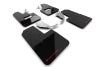 Rally Armor 21-25 Ford Bronco (Steel Bmpr + RB - NO Rptr/Sprt) Blk Mud Flap w/Red Logo