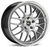 Enkei Lusso 18x7.5 42mm Offset 5x100 Bolt Pattern 72.6 Bore Hyper Silver w/ Machined Lip Wheel
