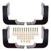 Westin 99-16 Ford F-250/350/450/550HD Reg/Supr Cab/Crew Premier Oval Nerf Step Bar Mount Kit - Blk