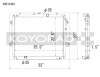 Koyo 10-20 Toyota 4Runner 4.0L V6 (5th Gen) Aluminum Radiator - Off-Road Use Only