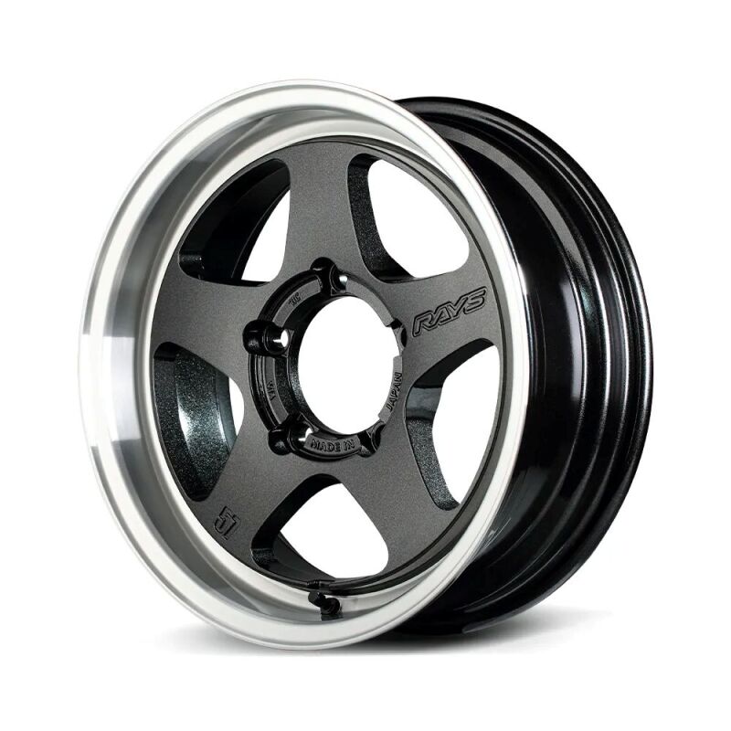Gram Lights 57FR-X 16x5.5 +00 5-139.7 Glass Black/Rim DC Wheel