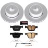 Power Stop 08-10 BMW 535i Rear Z23 Evolution Sport Coated Brake Kit