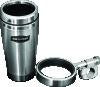 Kuryakyn Drink Holder With Stainless Steel Mug 1 inch Bar Clamp Chrome