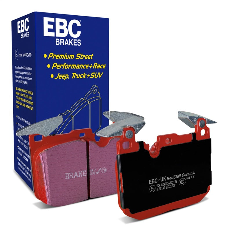 EBC 14-18 BMW M3 3.0 Twin Turbo (F80) Redstuff Front Brake Pads