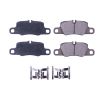 Power Stop 13-16 Porsche 911 Rear Z17 Evolution Ceramic Brake Pads w/Hardware