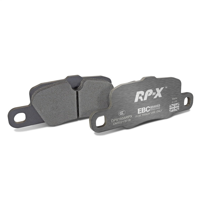 EBC Racing 12-15 Porsche 911 (991) Carrera S 3.8L (Cast Iron Rotor Only) RP-X Rear Brake Pads