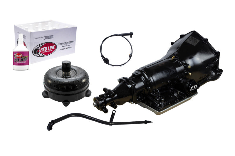 FTI 700R4 Transmission Kit - Level 3 - 600HP - Chevy Bell - Holley Adapter SRLT0082 Converter