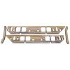 Moroso GM BBC Oval Port Intake Manifold Spacers - Machined Aluminum