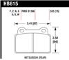 Hawk EVO X HP+ Street Rear Brake Pads