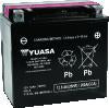 Yuasa YTX14L-BS Maintenance Free AGM 12-Volt Battery w/Bottle
